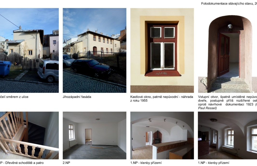 Úprava přístavby a renovace domu č. p. 76, Bílovec