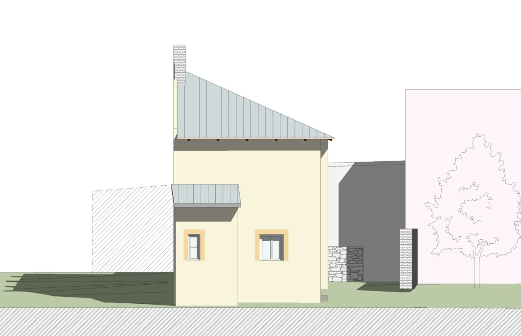 Úprava přístavby a renovace domu č. p. 76, Bílovec