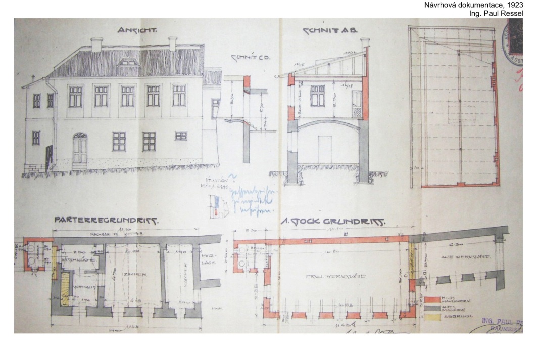 Úprava přístavby a renovace domu č. p. 76, Bílovec