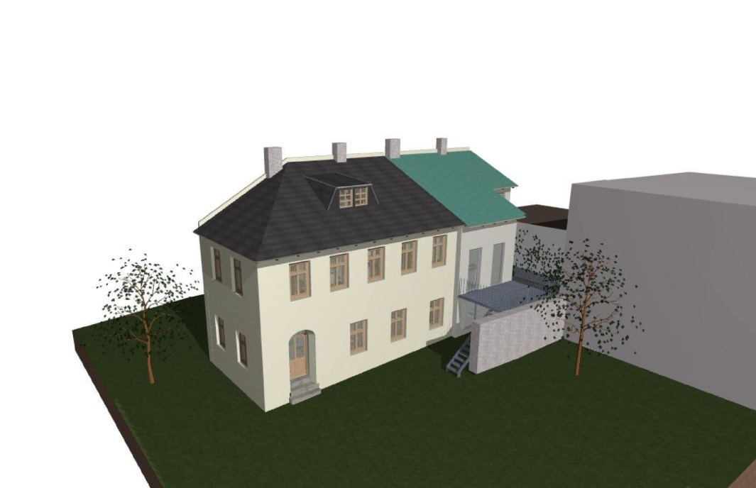 Úprava přístavby a renovace domu č. p. 76, Bílovec